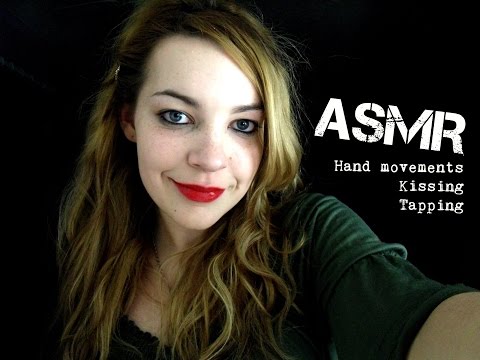 ✲ASMR Mouth Sounds, Kissing, Hand movements and Tapping! ✲