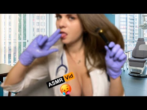 FOCUS on SPIT ASMR 👀 Doctor Sticky Mouth Sounds (Close Up)