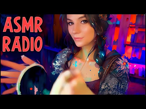 ASMR Radio 💎 Ear Massage, Mic Brushing, Brain Melting 💎 No Talking