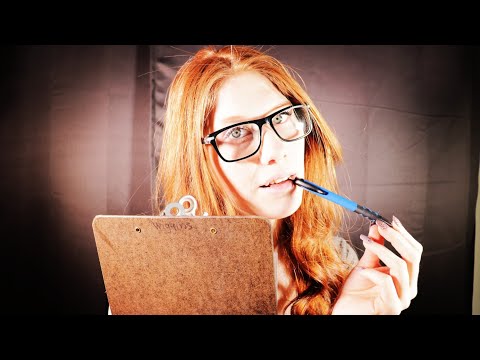 Intake Receptionist ASMR RP | Typing, Whispers, and Paper Sounds.