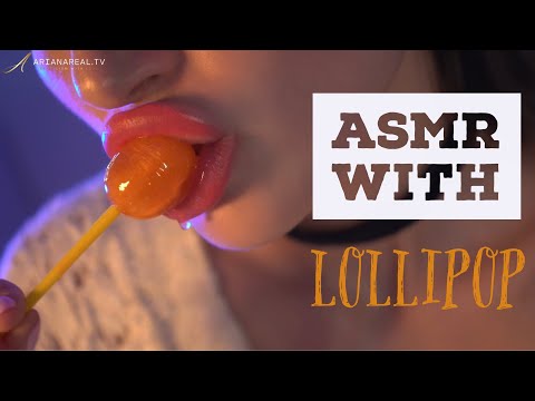 ASMR with Lollipop, Licking and Sucking Sounds