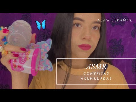 ASMR/ Compritas acumuladas/ Slime/ ASMR en español/ Andrea ASMR 🦋