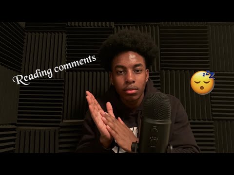 [ASMR] Reading 100 recent comments (2) // gum chewing