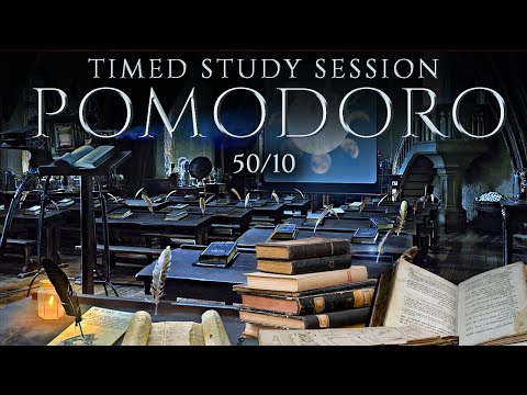 Defense Against the Dark Arts 📚 POMODORO Study Session 50/10 - Harry Potter Ambience 📚 Focus & Study