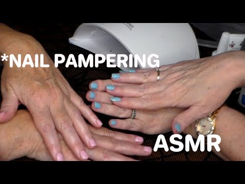 ASMR MANICURE 💅WITH SISSY  😮BLIND DATE STORYTIME 😲