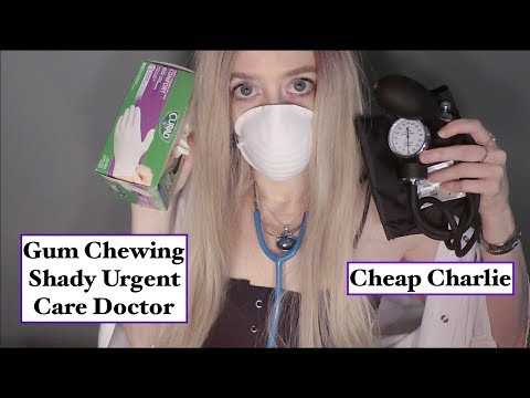 [ASMR] Gum Chewing | Psycho Doctor Examines You | Personal Attention