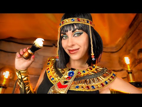 ASMR Most Relaxing HAIRCUT and Shave by Cleopatra roleplay, personal attention for SLEEP