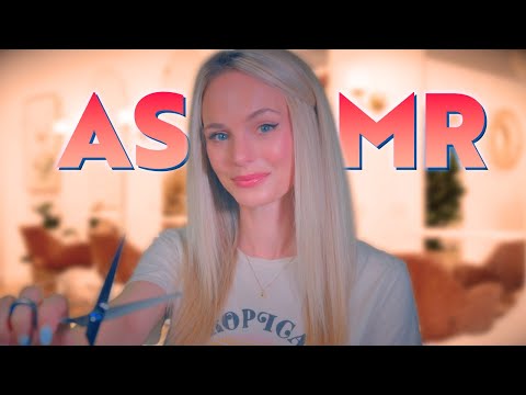 The BEST ASMR Haircut And Face MASSAGE ✂️ Personal Attention And Positive Affirmations
