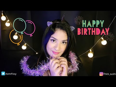 ASMR Let's Celebrate Your Birthday. You & Me 🎂🎉🎊
