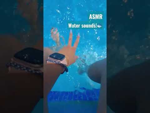 ASMR Water sounds en una piscina!💦 ASMR shorts para dormir | Pandasmr