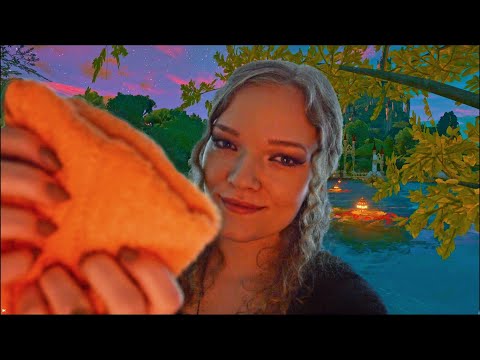 Witcher ASMR // The Beauclair Palace Festival (towel sounds, scratching)