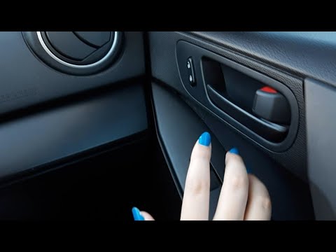quick ASMR | tapping in a car