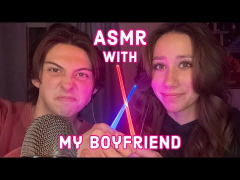 ASMR with my boyfriend (fail but entertaining)