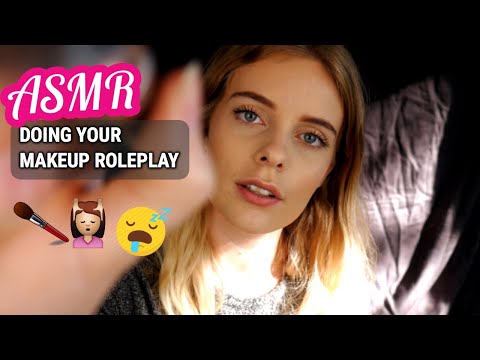 ASMR Doing Your Makeup Roleplay - Ear to Ear