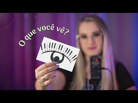 ASMR TESTE DE PERSONALIDADE | SUSSURROS NO TASCAM | Whispering in portuguese | Ear to ear
