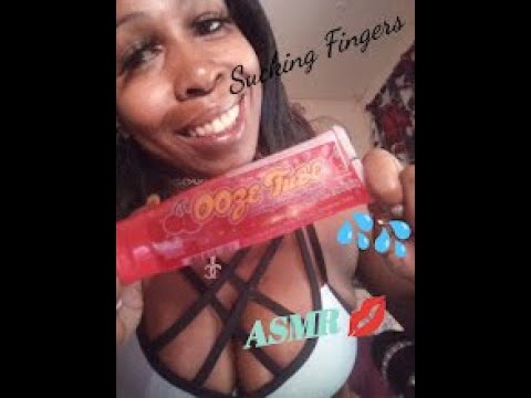 ASMR Sucking Fingers with Ooze Candy