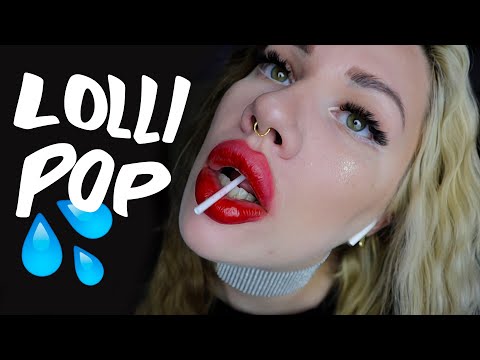 ASMR|  Licking Lollipop 👅 | Mouth sounds 💦