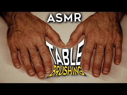 ASMR 🤚✋Table Hand Brushing😴Slow Continuous 💤😴