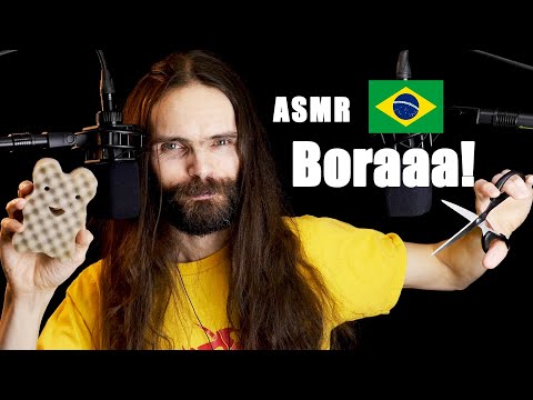 ASMR French man makes you fall asleep with imperfect Brazilian Portuguese whispers