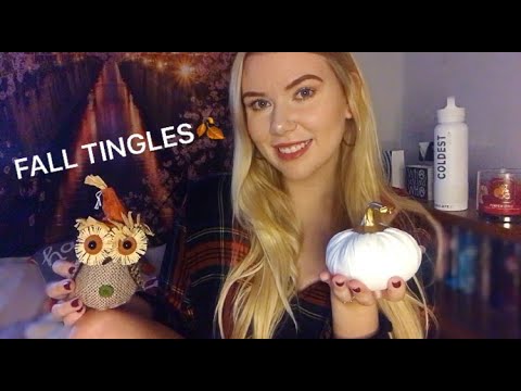 Relaxing Fall Themed Triggers! |ASMR| Tingly Soft Whisper