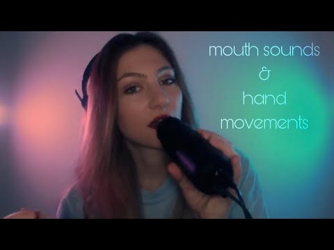 ASMR | semi-inaudible / mouth sounds storytelling (hand movements, fishbowl effect)