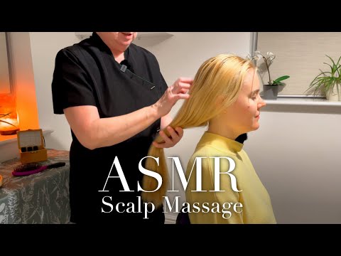 ASMR Scalp Massage (Unintentional ASMR, Real person ASMR) Holistic Treatment