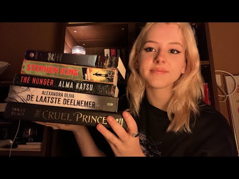 ASMR Talking about some of my favourite books!📚(rambling, book sounds)