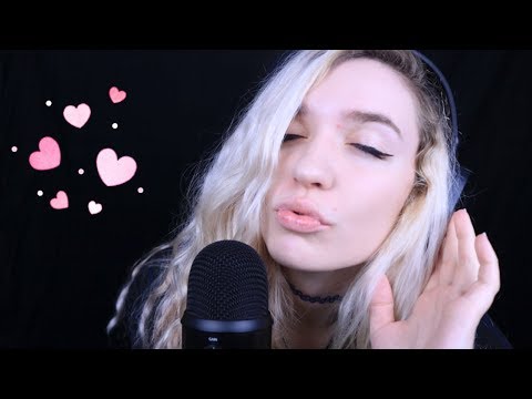 valentines kisses, soft whispers, face tracing, foggy asmr