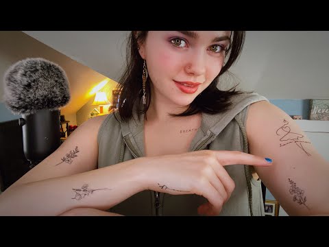 My Tattoos & Their Meanings 🦋 ASMR Whispery Show & Tell
