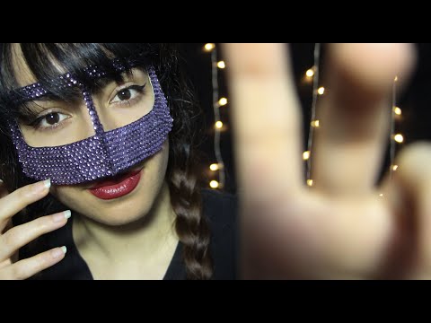 💫 ASMR Personal Attention ear to ear 💜(slow whispering + hand movements + shh It's Okay + Plucking)💫
