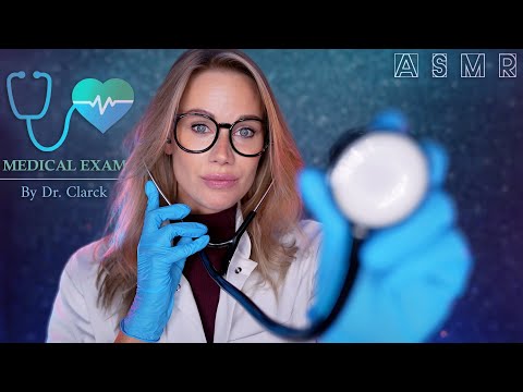 ASMR | SCHOOL NURSE RELAXING EXAM ⚕️ MEDICAL ROLE PLAY | Close-up Personal Attention & Whispering