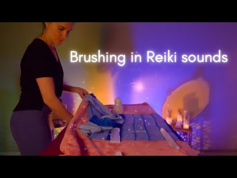 Brushing in Reiki Sounds ASMR