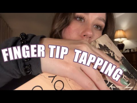 ASMR | Finger Tip Tapping, Gripping, Mouth Sounds, Lofi ✨