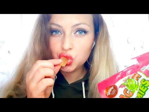 ASMR CHEWING SOUNDS,  GUMMY SOUNDS,  EATING GUMMY DRAGON