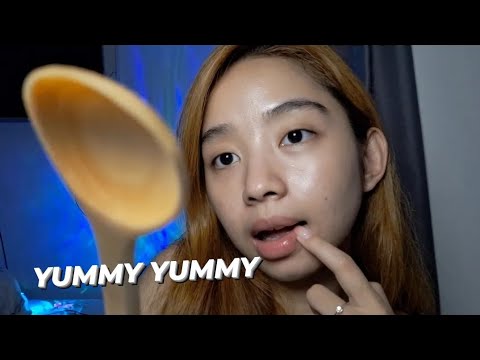 ASMR eating you with wooden spoon 🥄😛