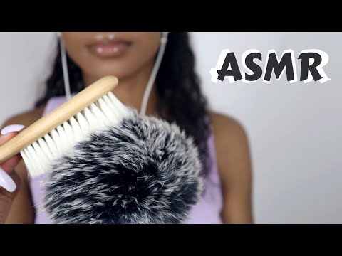 ASMR Mic Brushing, Scratching and Gentle Tapping 💖 No Talking