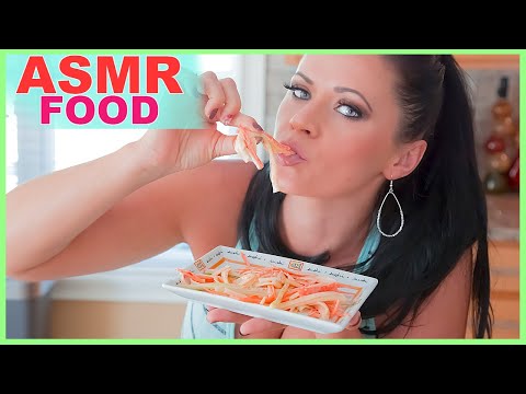 ASMR Food - I Made My Own Japanese Kani Salad With Cucumbers - Delicious Recipe