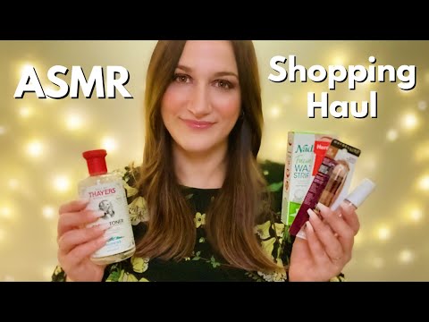 ASMR • Shopping Haul: Clothes & Beauty • Clicky Whispers & Sounds