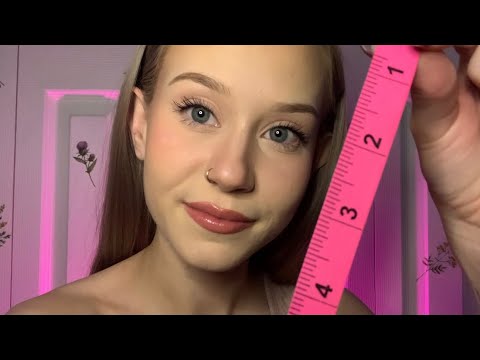 ASMR | Measuring You ( Writing Sounds & Personal Attention)