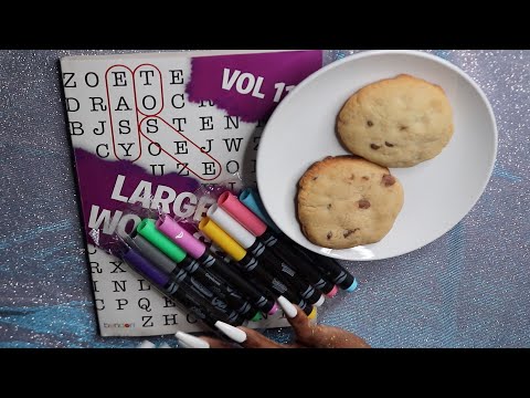 HOLIDAYS ON SCREEN WORD SEARCH ASMR EATING SOUNDS
