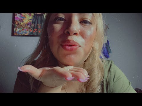 ASMR| Plucking/Removing your negative energy & giving positive energy 😘- Swooshing & mouth sounds