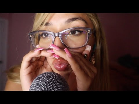 [ASMR] Up Close & Personal Kisses 😚 | Wet Mouth Sounds |