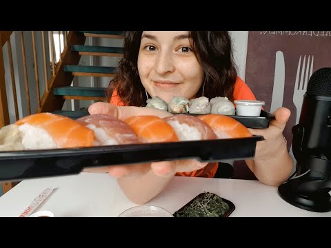 ASMR Türkçe Mukbang | Sushi, Seaweed ve Mochi Üçlüsü 🍣🍱🍧