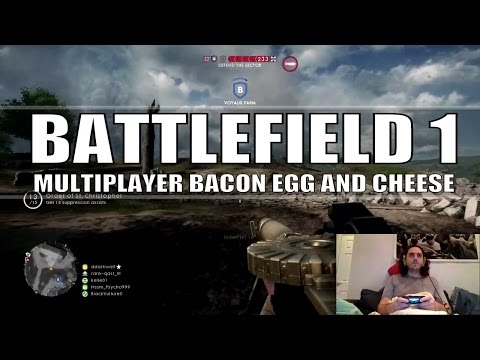Battlefield 1 Multiplayer Medal Hunting and Bacon Egg and Cheese Sandwich Mukbang 목방