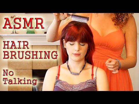 ♥ Wow! ASMR Hair Brushing Bliss!, Head Massage w/ Hair Play, No Talking, 3d Binaural Relaxation ♥