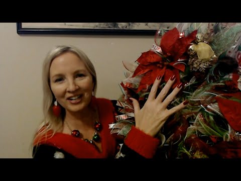ASMR | Making a Christmas Wreath 2020 (Soft Spoken)