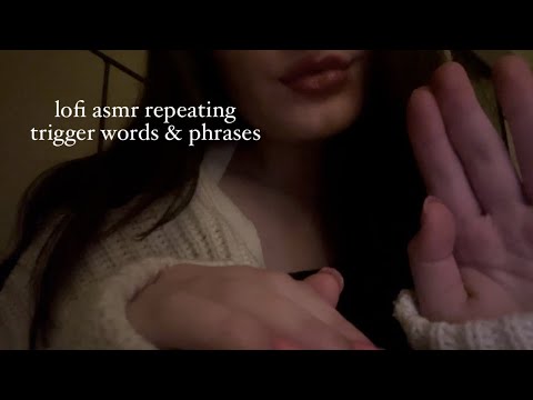 LOFI ASMR| Repeating Trigger Words/Phrases & personal attention 🤍 (sweetheart asmr)