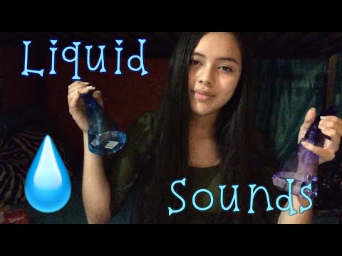 ASMR | Liquid Sounds +Tapping 💧