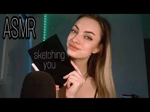 ASMR | Drawing /Sketching You In Class (Personal Attention, Pencil Sounds)