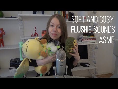 [ASMR] Soft & Cosy Stuffed Animal Sounds! (Whispering, Fabric, Trigger Words, Show-and-Tell)